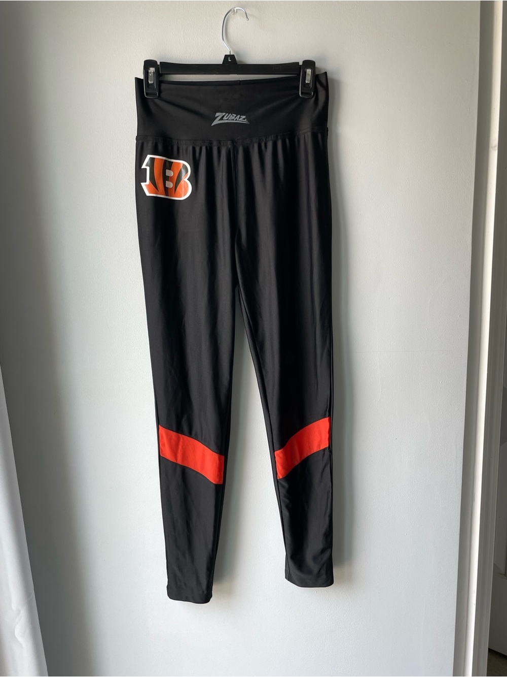 Black & Orange Bengals Logo Athletic Leggings